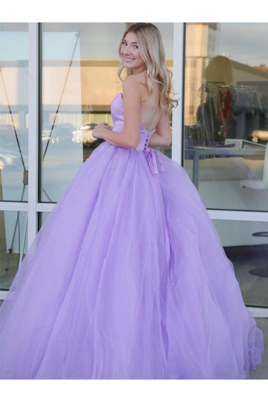 Elegant Long Lilac Prom Dresses Formal Evening Gowns 901680