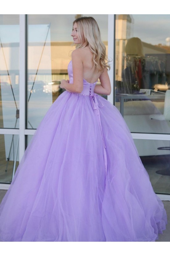 Elegant Long Lilac Prom Dresses Formal Evening Gowns 901680