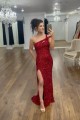 Long Red Sparkle Sequin Prom Dresses Formal Evening Gowns 901686 Long Red Sparkle Sequin Prom Dresses Formal Evening Gowns 901686