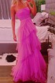 Long Pink Prom Dresses Formal Evening Gowns 901693