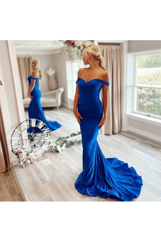 Long Royal Blue Mermaid Off the Shoulder Prom Dresses Formal Evening Gowns 901700 Long Royal Blue Mermaid Off the Shoulder Prom Dresses Formal Evening Gowns 901700