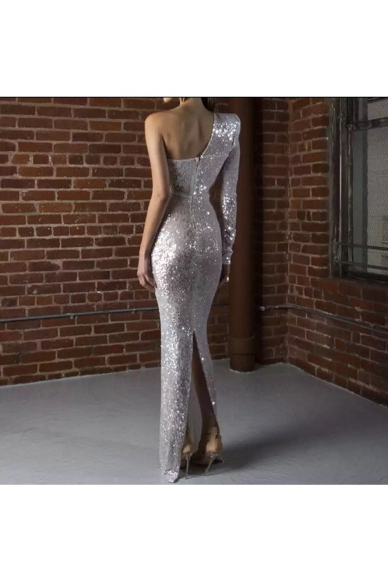 Mermaid One Shoulder Sparkle Prom Dresses Formal Evening Gowns 901717 Mermaid One Shoulder Sparkle Prom Dresses Formal Evening Gowns 901717