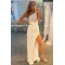 Long White One Shoulder Prom Dresses Formal Evening Gowns 901719