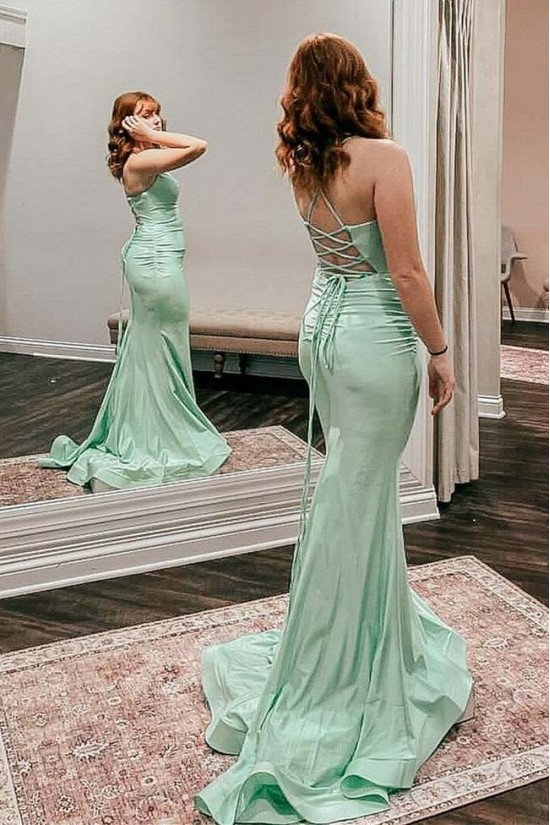 Elegant Mermaid Long Prom Dresses Formal Evening Gowns 901723