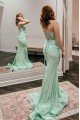 Elegant Mermaid Long Prom Dresses Formal Evening Gowns 901723