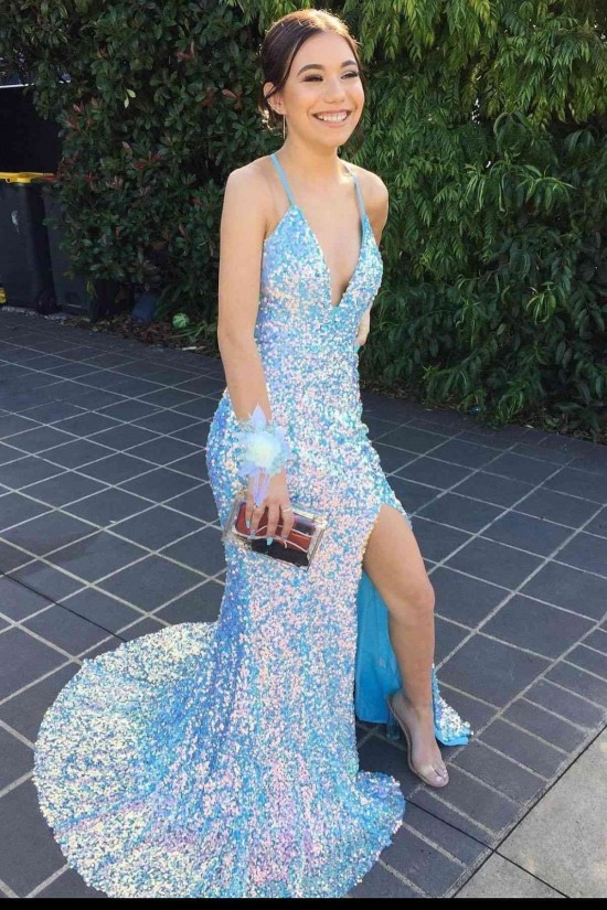 Mermaid Sparkle Sequin Long Prom Dresses Formal Evening Gowns 901727 Mermaid Sparkle Sequin Long Prom Dresses Formal Evening Gowns 901727