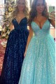 Long-Pink-Sparkle-Sequins-Prom-Dresses-Formal-Evening-Gowns-901729