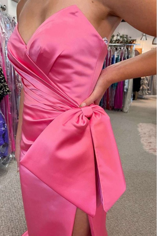 Long Pink Sweetheart Prom Dresses Formal Evening Gowns 901730