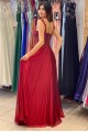 Long Red Lace and Chiffon Prom Dresses Formal Evening Gowns 901734 Long Red Lace and Chiffon Prom Dresses Formal Evening Gowns 901734