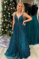 Long Sparkle Sequins Prom Dresses Formal Evening Gowns 901745