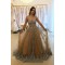 Long Lace and Tulle Prom Dresses Formal Evening Gowns 901749