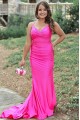 Mermaid Long Fuchsia Prom Dresses Formal Evening Gowns 901758 Mermaid Long Fuchsia Prom Dresses Formal Evening Gowns 901758