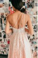 A-Line One Shoulder Lace Prom Dresses Formal Evening Gowns 901767
