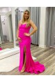 Long Mermaid Fuchsia Prom Dresses Formal Evening Gowns 901783