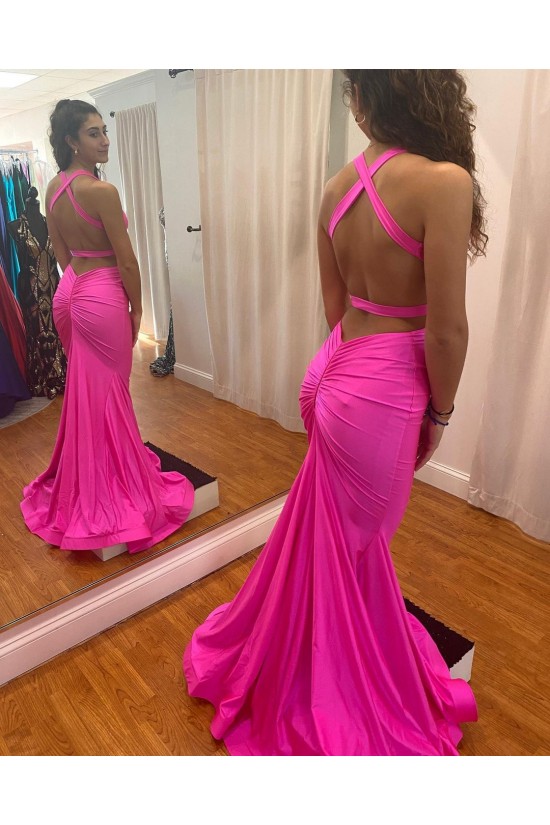 Long Fuchsia Mermaid Prom Dresses Formal Evening Gowns 901788 Long Fuchsia Mermaid Prom Dresses Formal Evening Gowns 901788