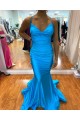 Long Blue Mermaid Prom Dresses Formal Evening Gowns 901789 Long Blue Mermaid Prom Dresses Formal Evening Gowns 901789