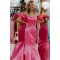 Long Mermaid Fuchsia Prom Dresses Formal Evening Gowns 901795