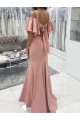 Mermaid Long Pink Floor Length Bridesmaid Dresses 902021
