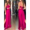 Long Two Pieces Spaghetti Straps Bridesmaid Dresses 902024
