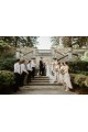 Simple Asymmetrical Bridesmaid Dresses 902035