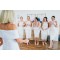 Short White Lace Bridesmaid Dresses 902036