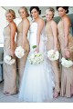 Sheath/Column Long Royal Blue One Shoulder Bridesmaid Dresses 902056