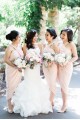 Sheath/Column Pink Chiffon Bridesmaid Dresses 902059