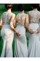 Mermaid Lace Long Floor Length Bridesmaid Dresses 902071