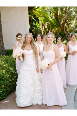 Long Chiffon Floor Length Bridesmaid Dresses 902072