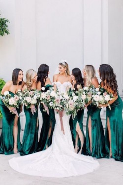 Long Mermaid Sweetheart Bridesmaid Dresses 902088