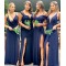 Elegant Simple Long Bridesmaid Dresses 902093