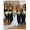 Sheath/Column Spaghetti Straps Navy Blue Long Bridesmaid Dresses 902096
