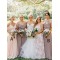 Long Chiffon Floor Length Spaghetti Straps Bridesmaid Dresses 902118