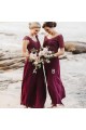 Modest Long Grape Purple Chiffon and Lace Bridesmaid Dresses 902125 Modest Long Grape Purple Chiffon and Lace Bridesmaid Dresses 902125