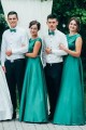 A-Line Long Green Floor Length Bridesmaid Dresses 902134 A-Line Long Green Floor Length Bridesmaid Dresses 902134