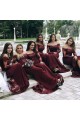 Modest Long Mermaid Lace Floor Length Bridesmaid Dresses with Long Sleeves 902137 Modest Long Mermaid Lace Floor Length Bridesmaid Dresses with Long Sleeves 902137