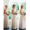 A-Line Spaghetti Straps Long Chiffon Bridesmaid Dresses 902144