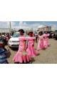 Mermaid Long Pink Off the Shoulder Bridesmaid Dresses 902159 Mermaid Long Pink Off the Shoulder Bridesmaid Dresses 902159