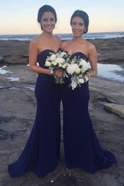 Long Mermaid Sweetheart Bridesmaid Dresses 902192