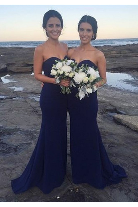 Long Mermaid Sweetheart Bridesmaid Dresses 902192