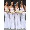 Long White Mermaid Sweetheart Bridesmaid Dresses 902193