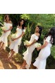 Mermaid Off the Shoulder Asymmetrical Bridesmaid Dresses 902199