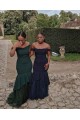 Long Mermaid Grape Purple Bridesmaid Dresses 902206