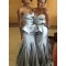 Long Mermaid Sweetheart Silver Bridesmaid Dresses 902214