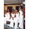 Long White Mermaid Spaghetti Straps Bridesmaid Dresses 902224