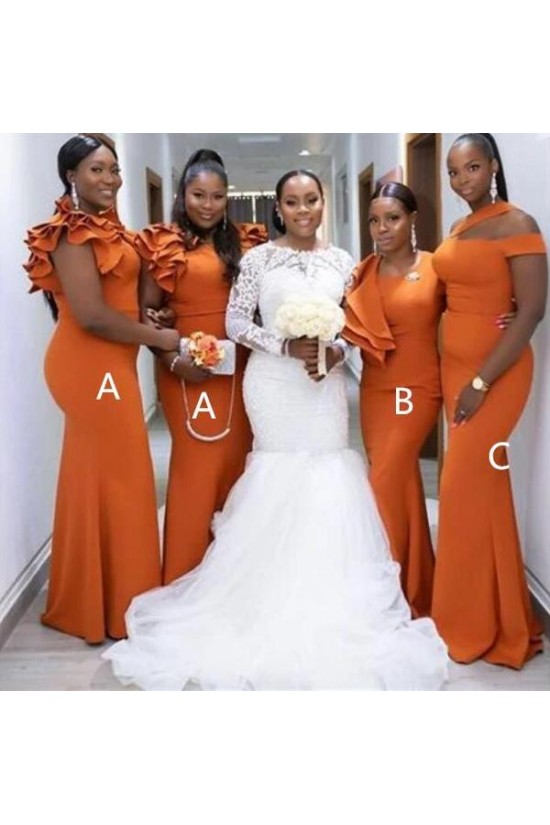 Long Mermaid Bridesmaid Dresses 902225