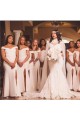 Long Mermaid Off the Shoulder Floor Length Bridesmaid Dresses 902231