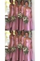 High Low Strapless Pink Bridesmaid Dresses 902235 High Low Strapless Pink Bridesmaid Dresses 902235