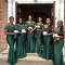 Long Green Mermaid Floor Length Bridesmaid Dresses 902239