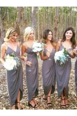 Sheath/Column Spaghetti Straps Bridesmaid Dresses 902240